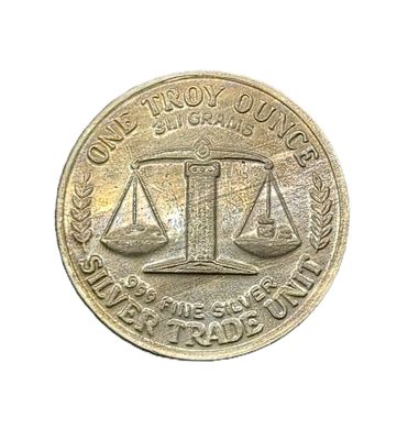 Silver Trade Unit- Morgan Design- Silver Round - 1 oz .999 Fine