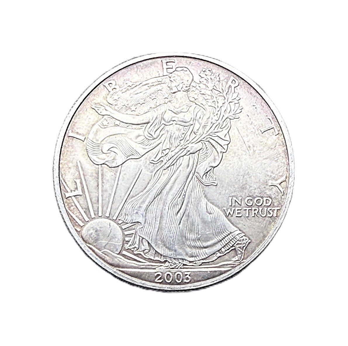 2003 American Silver Eagle w/ Toning