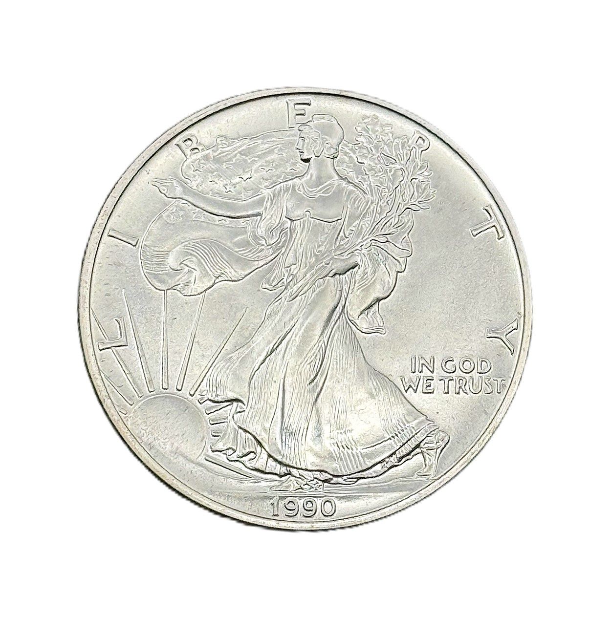 1990 American Silver Eagle 1 oz Uncirculated
