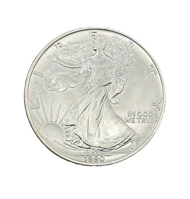 1990 American Silver Eagle 1 oz Uncirculated