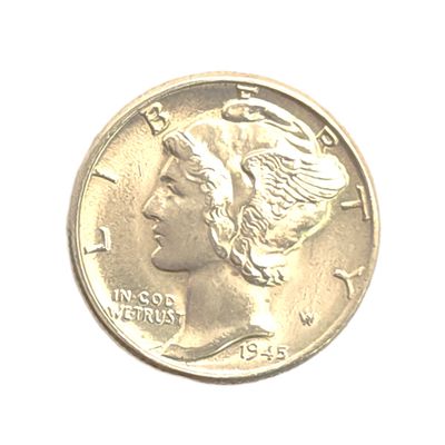 1945 Mercury Dime