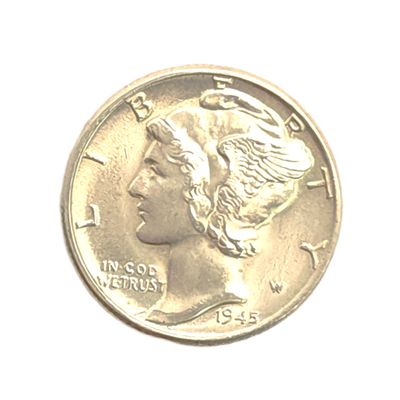1945 Mercury Dime