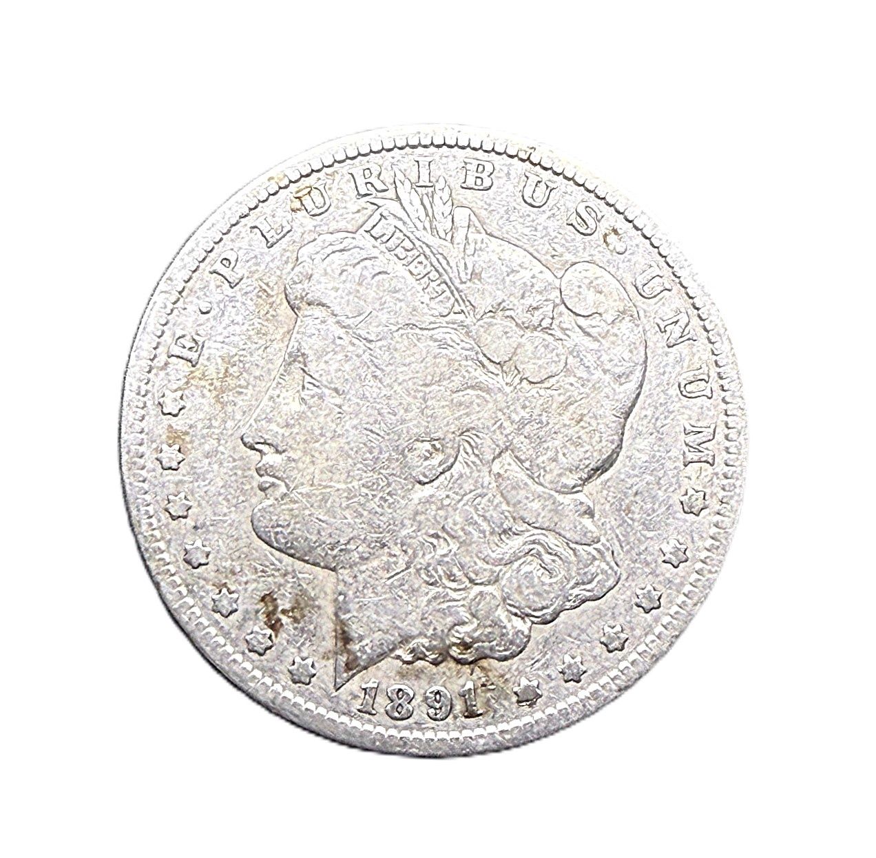 1891-CC Morgan Silver Dollar Carson City Mint