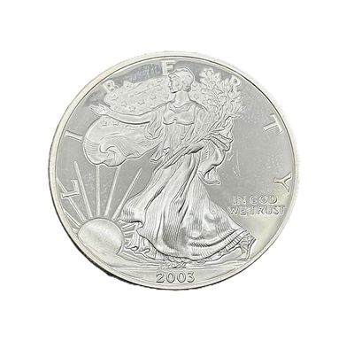 2003-W American Silver Eagle Proof- 1 oz- .999 Fine- BU