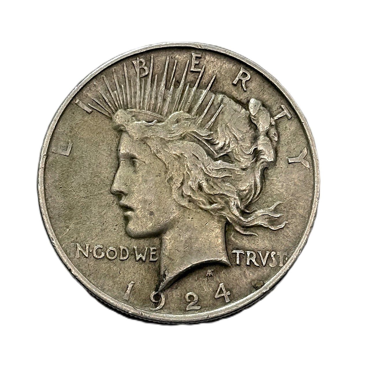 1924 Peace Silver Dollar Circulated