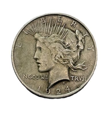 1924 Peace Silver Dollar Circulated