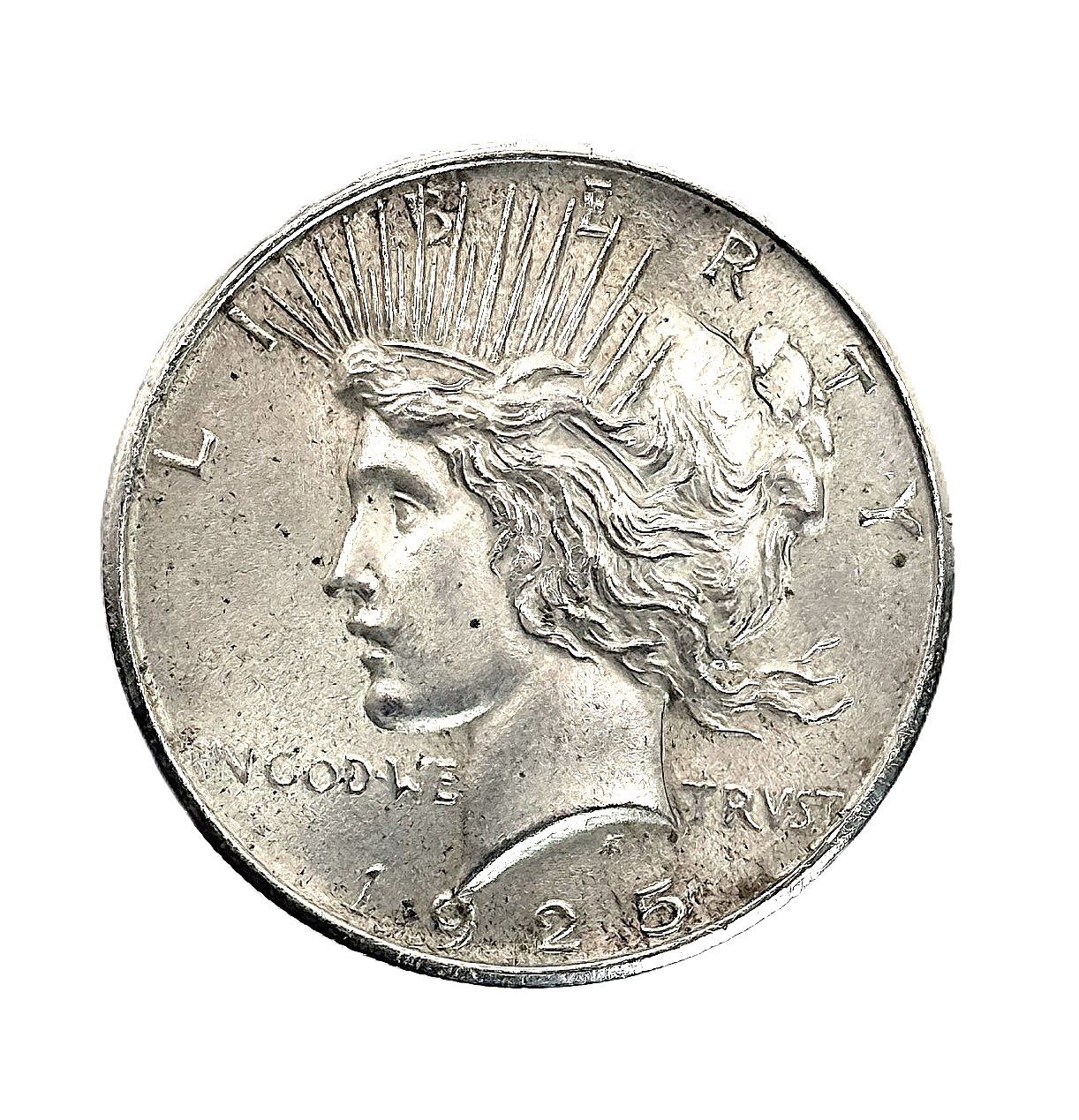 1925 Peace Silver Dollar Circulated