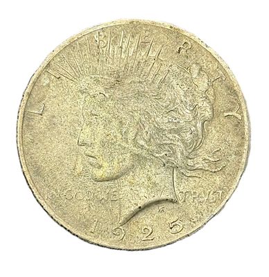 1925 Peace Silver Dollar  Circulated