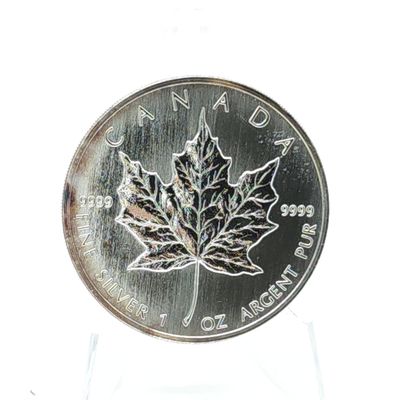 1990 Canada $5 Silver Maple