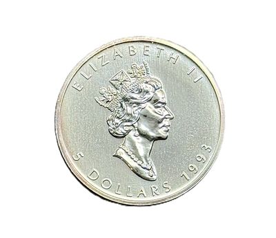 1993 Canadian $5 Silver Maple