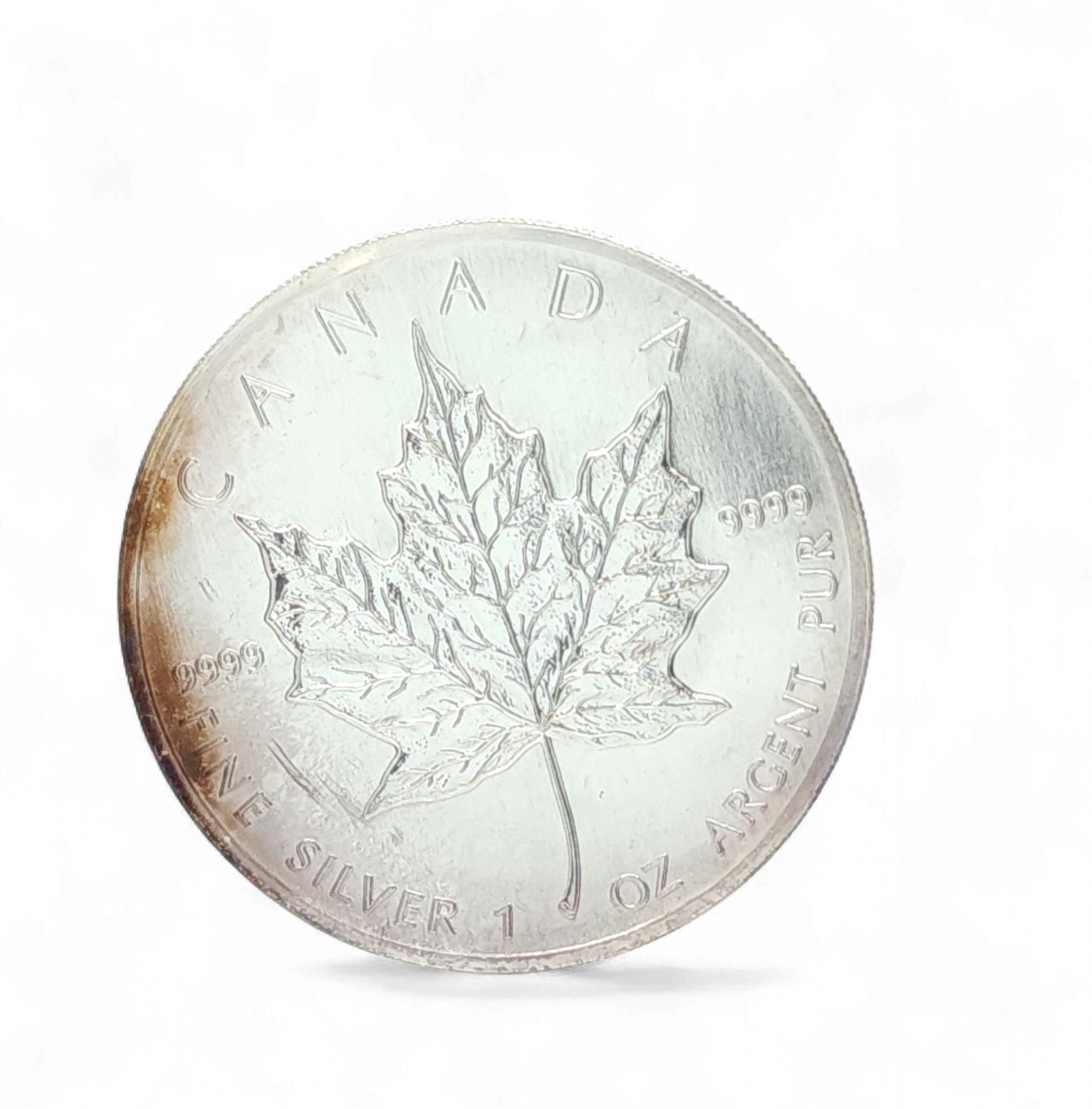 1989 Canada  $5 Silver Maple