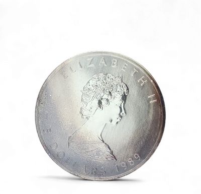 1989 Canada  $5 Silver Maple