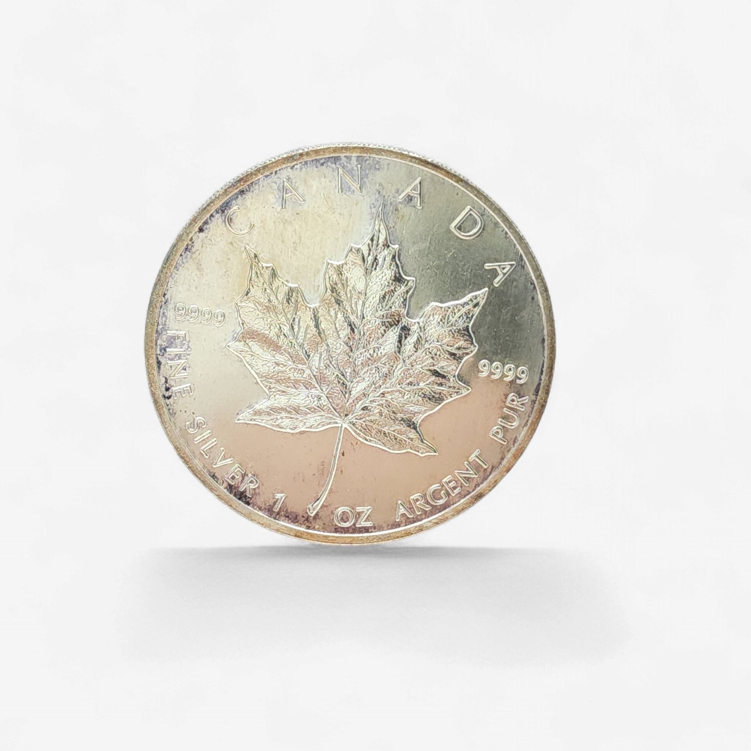 1990 Canada $5 Silver  Maple