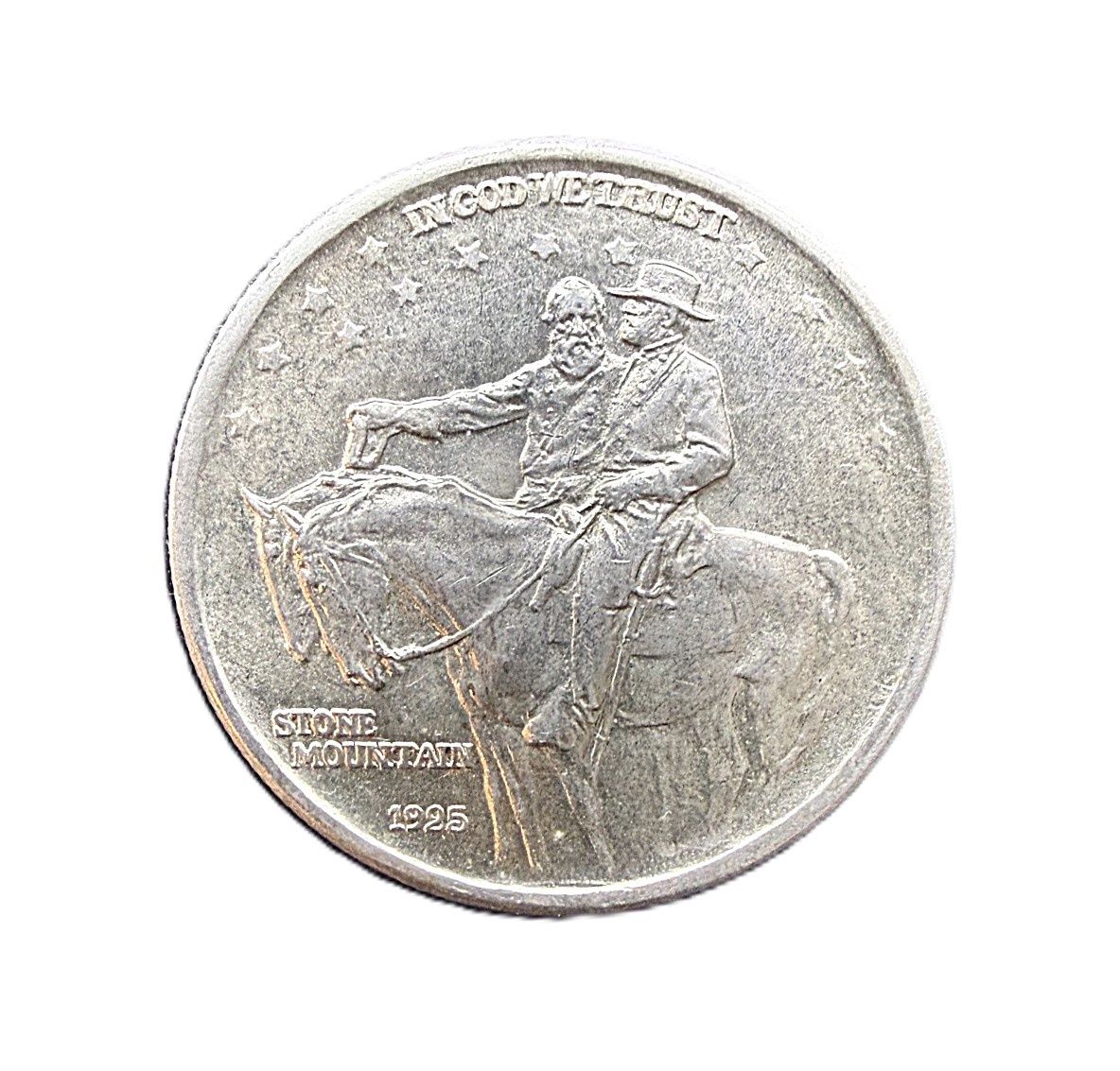 1925 Stone Mountain Memorial Silver Commemorative Half Dollar
