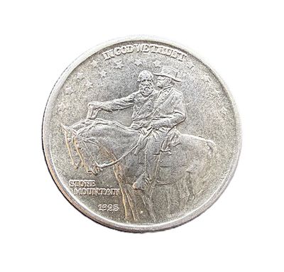 1925 Stone Mountain Memorial Commemorative Silver Half Dollar