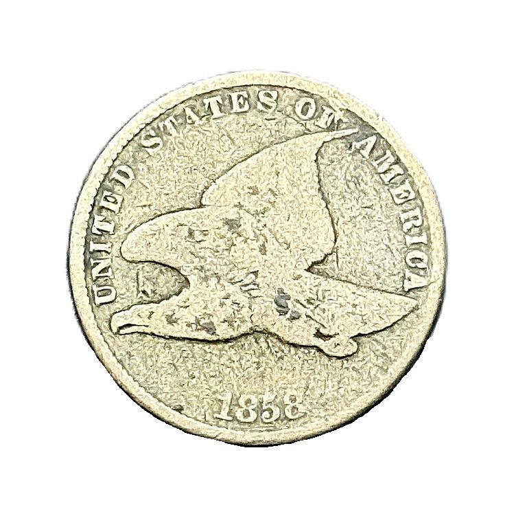 1858 Flying Eagle Cent Large Letters