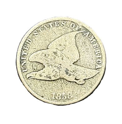 1858 Flying Eagle Cent Large Letters