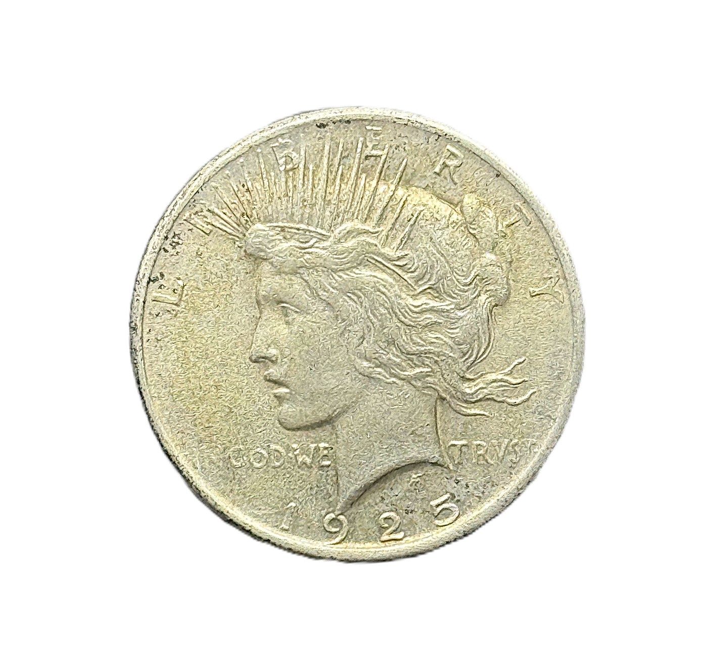 1925 Peace Silver Dollar - Circulated Philadelphia Mint