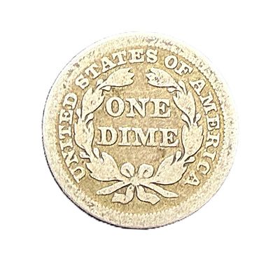 1854 Seated Liberty Dime with Arrows