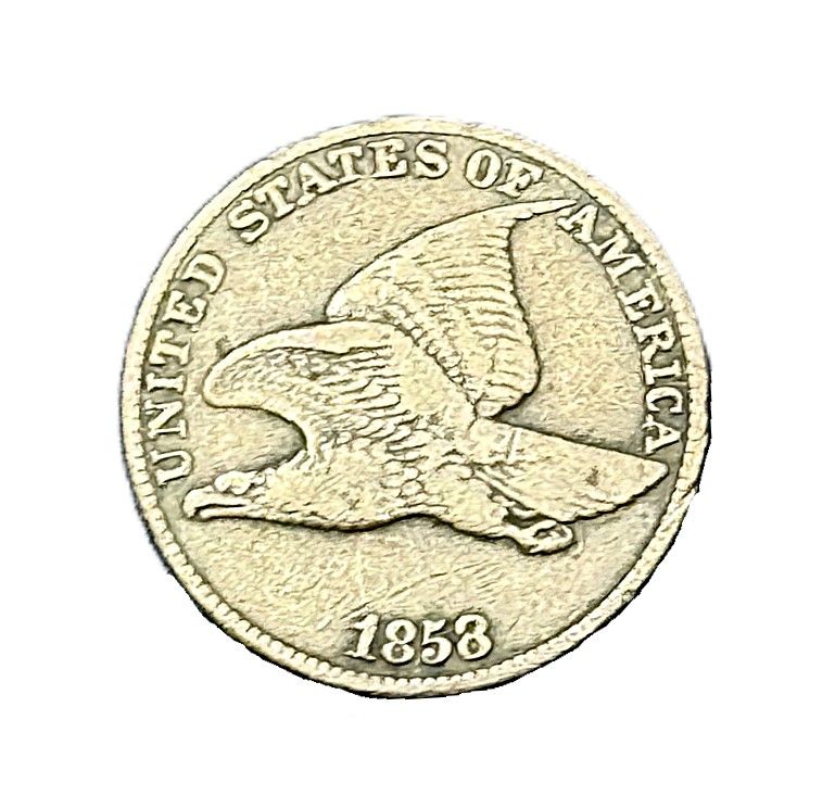 1858 Flying Eagle Cent Small Letters Small Cent