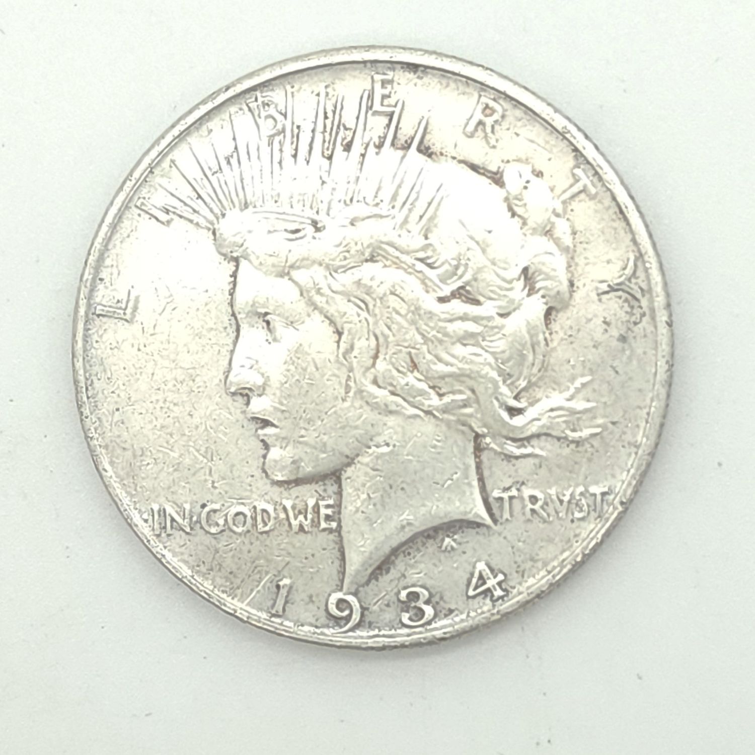 1934-D Peace Silver  Dollar