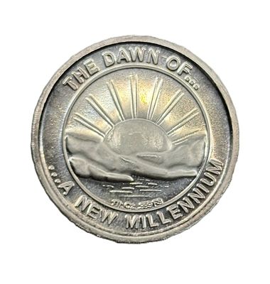 2000 The Dawn of A New Millennium 1oz Silver Round