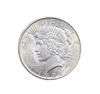 1922 Peace  Silver Dollar