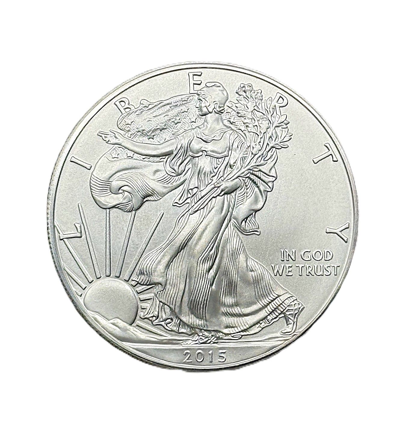 2015-W American Silver Eagle 1 oz  Silver Bullion- BU