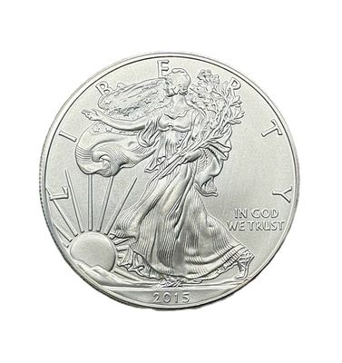 2015-W American Silver Eagle 1 oz  Silver Bullion- BU