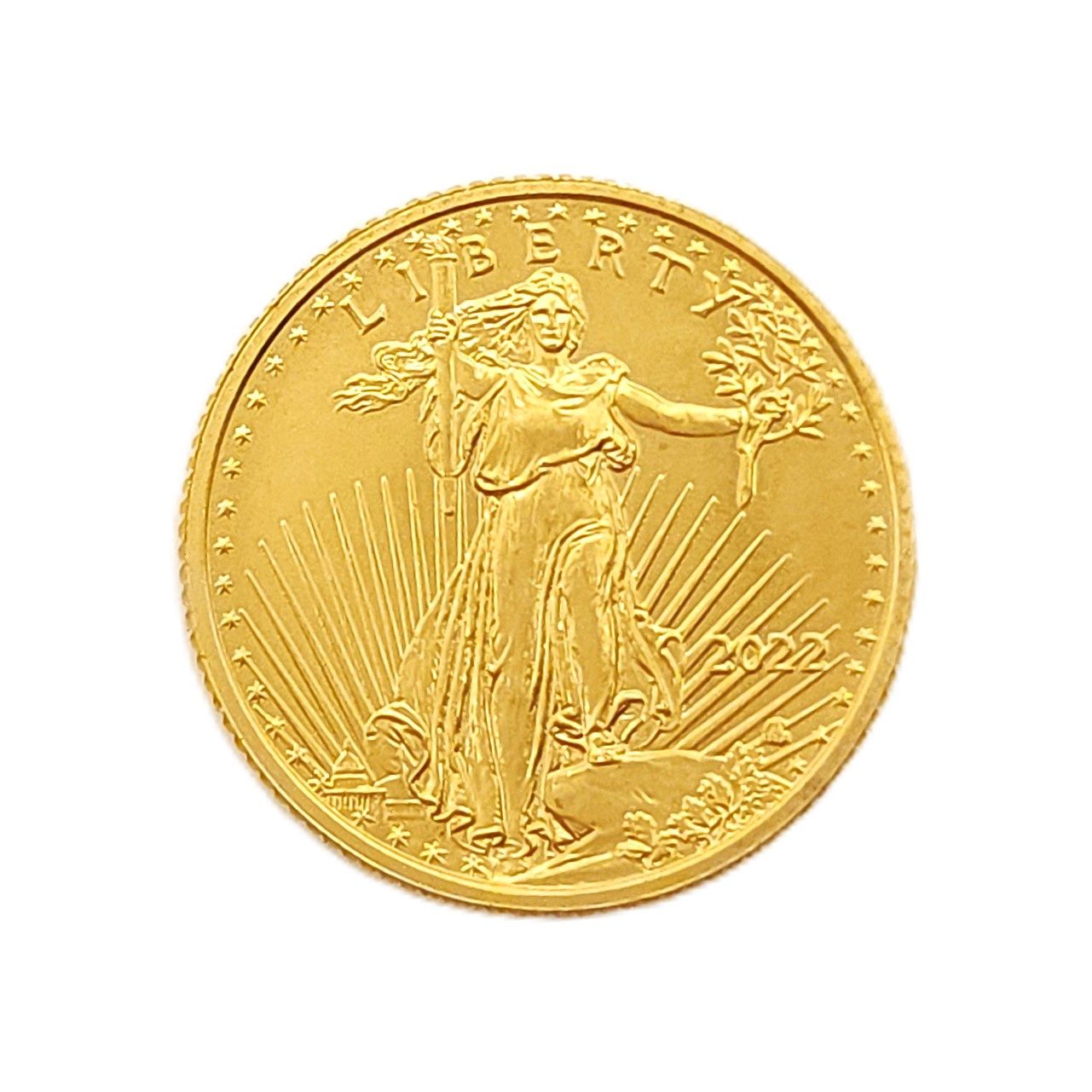 2022 1/10 oz American Gold $5 Half Eagle Gold Coin