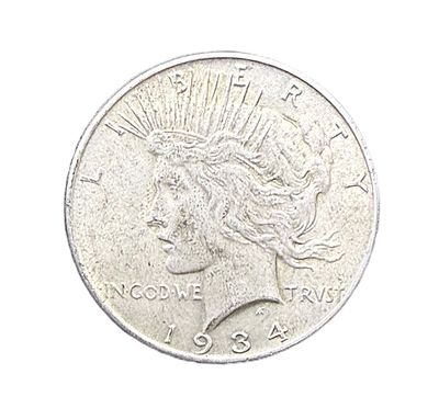 1934 Peace Silver  Dollar