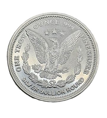 1oz Morgan Design Silver Round- .999 Fine Silver