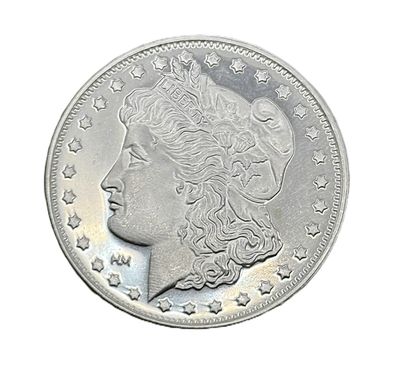Morgan Design Silver Round -Highland Mint- .999 Fine- 1 oz