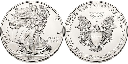 2013 American Silver Eagle BU
