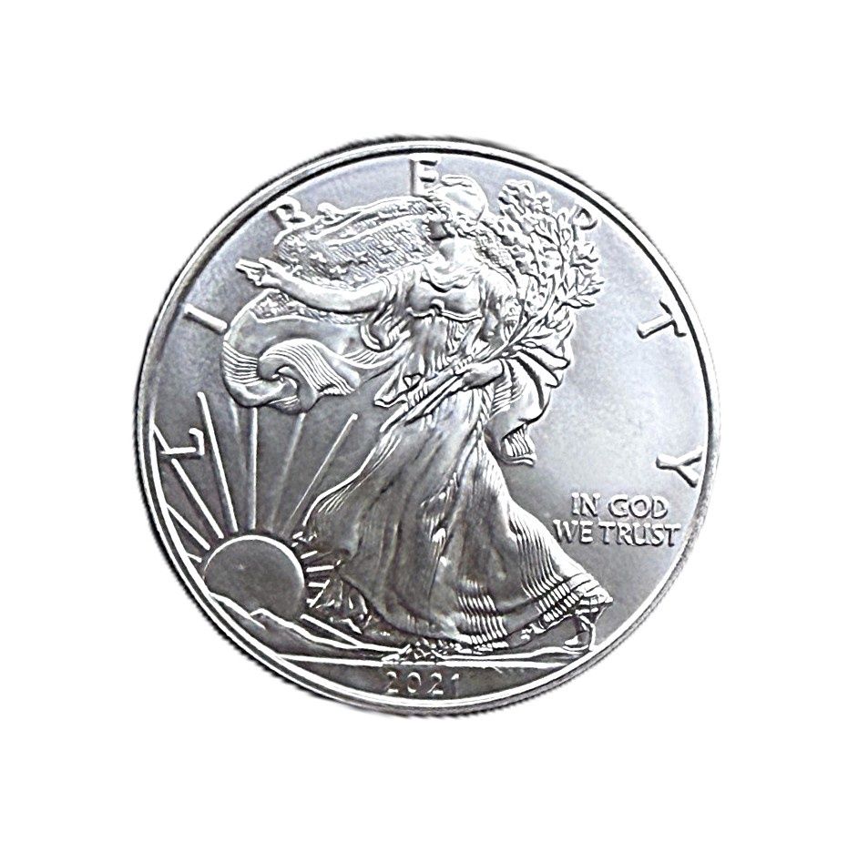 2021 American Silver Eagle 1 oz Type 1 BU