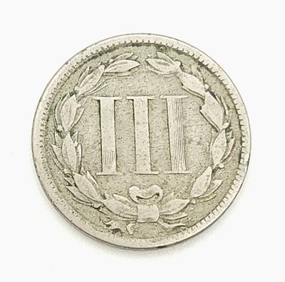 1865 Three Cent Nickel