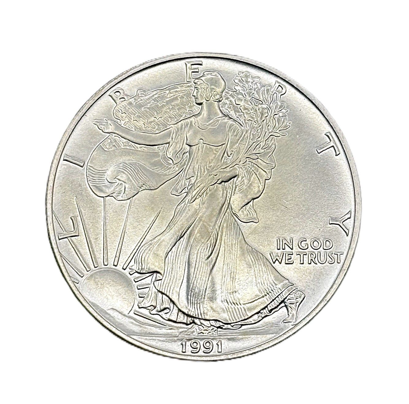 1991 American Silver Eagle...