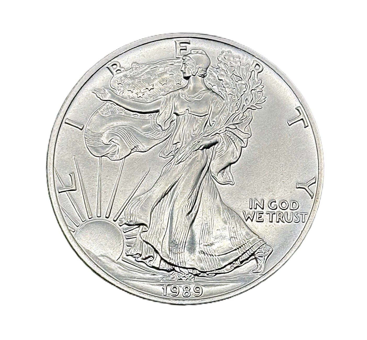 1989 American Silver Eagle 1 oz Coin
