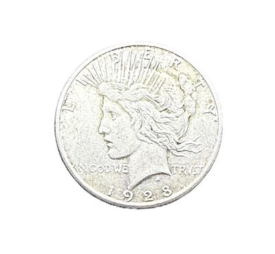 1928-S Peace Silver Dollar - Key Date San Francisco