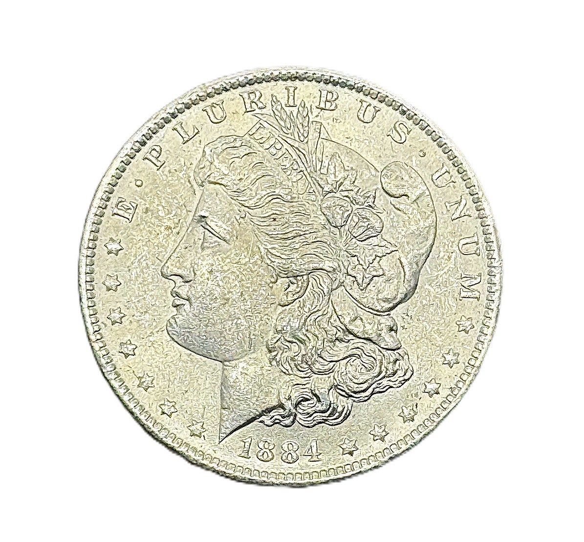 1884-O Morgan Silver Dollar   .