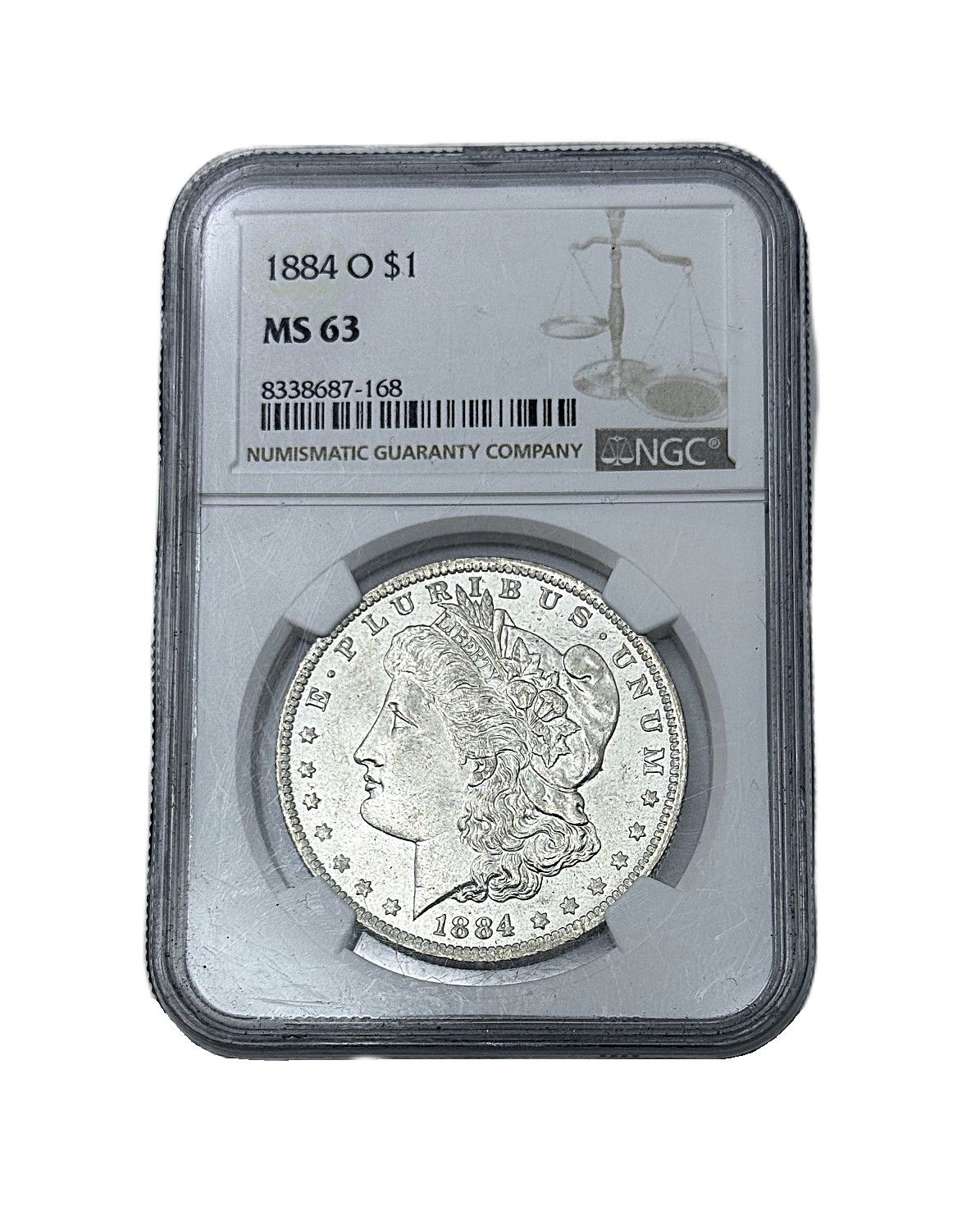 1884-O Morgan Silver Dollar NGC MS63