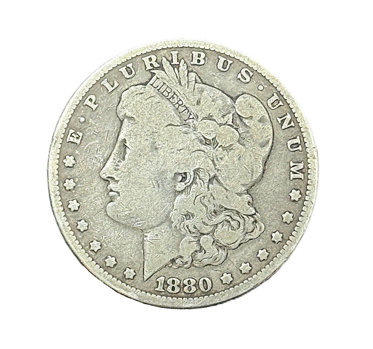 1880-O Morgan  Silver Dollar