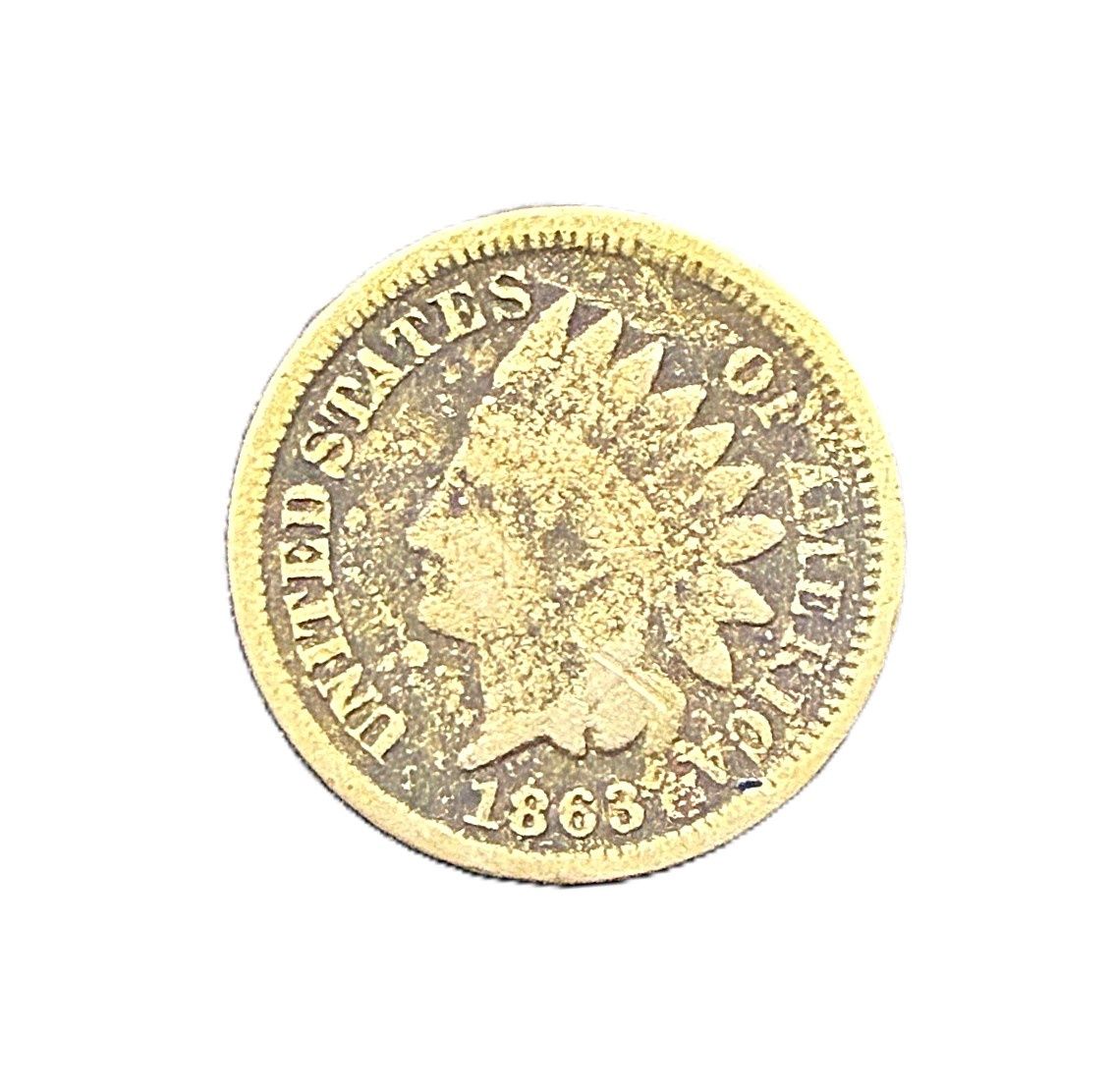 1863 Indian Head Cent