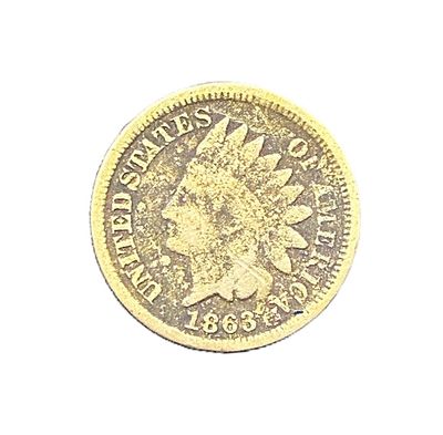1863 Indian Head Cent