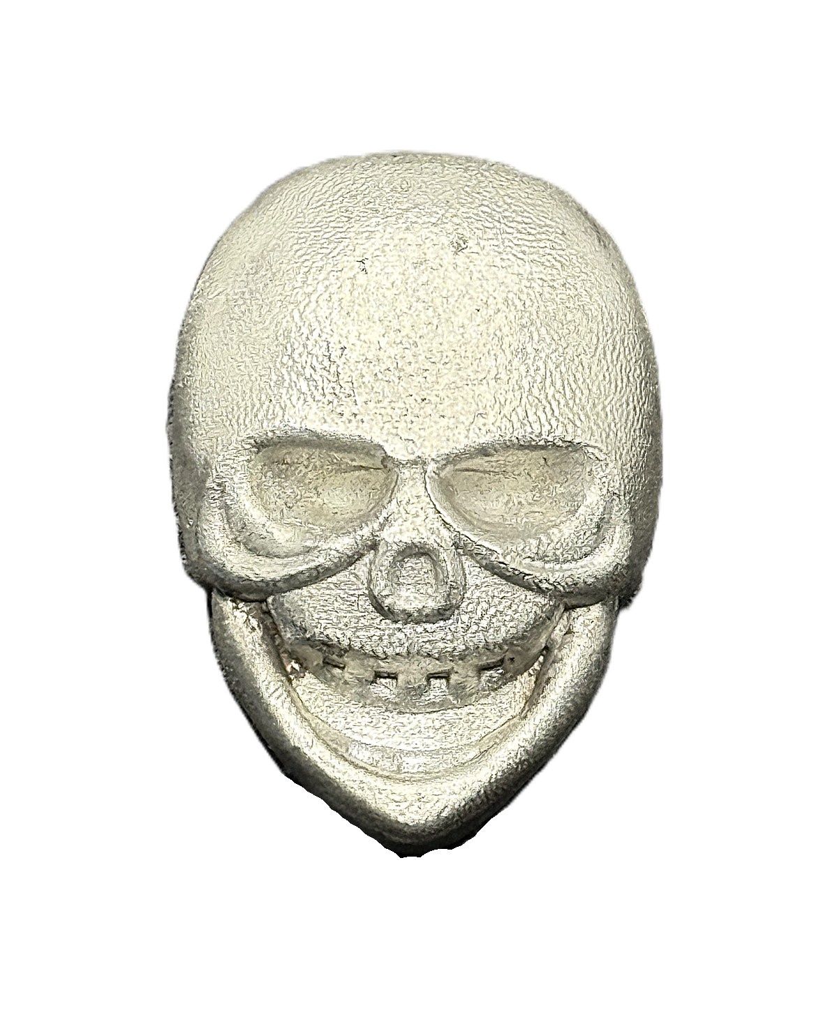 2.38 oz Handpoured Sterling Silver Skull