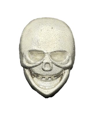 2.38 oz Handpoured Sterling Silver Skull