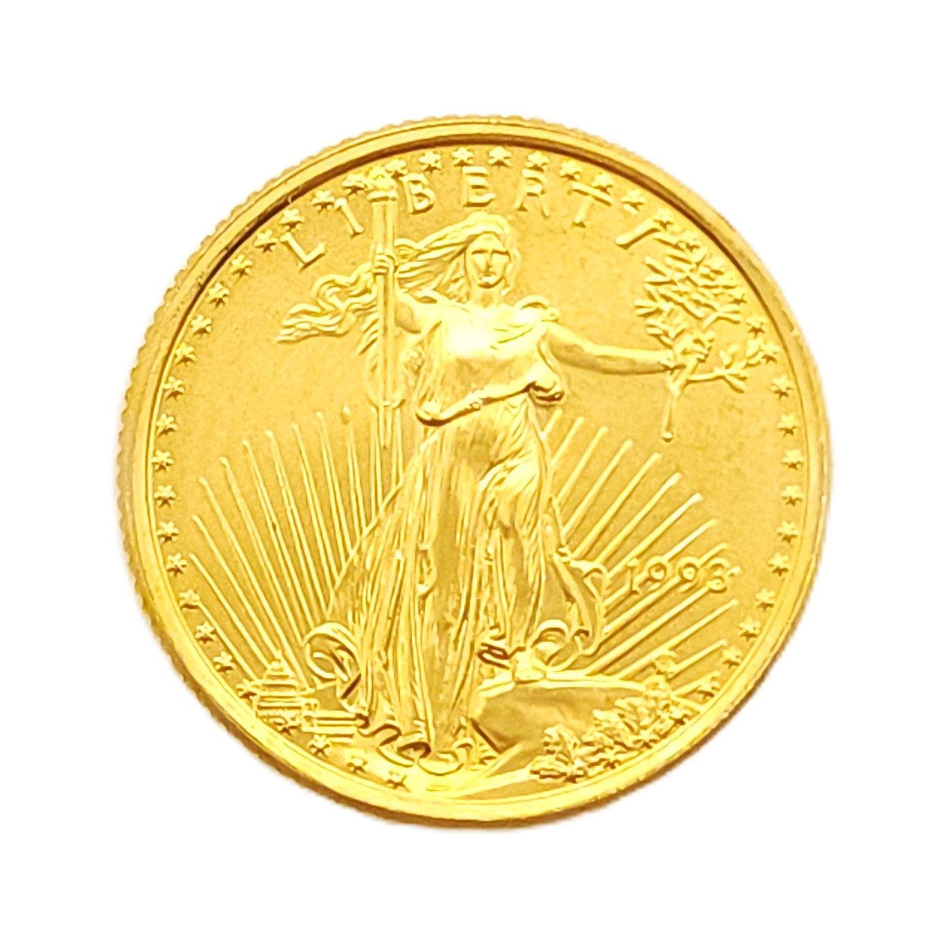 1993 1/10 oz American Gold $5 Half Eagle Gold Coin