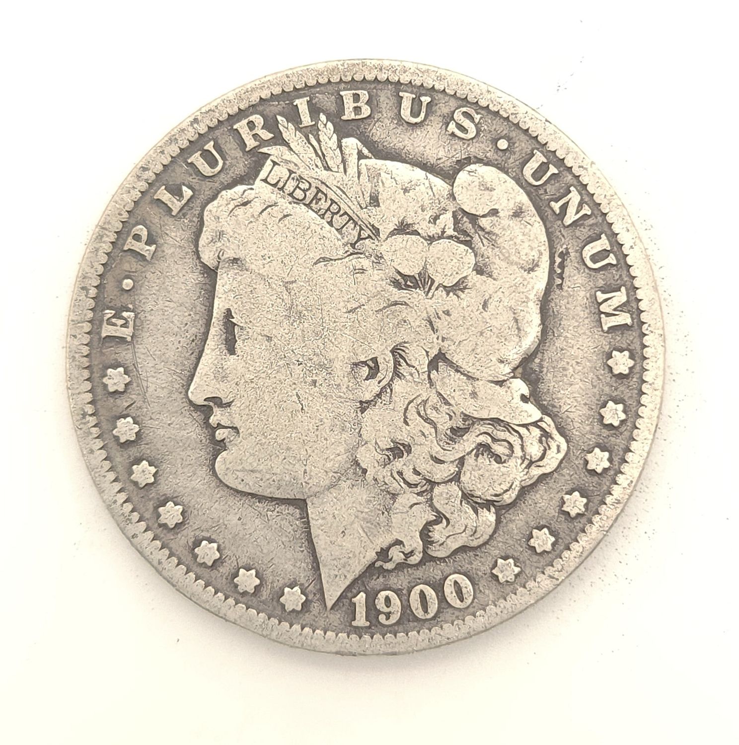 1900-O Morgan  Silver  Dollar