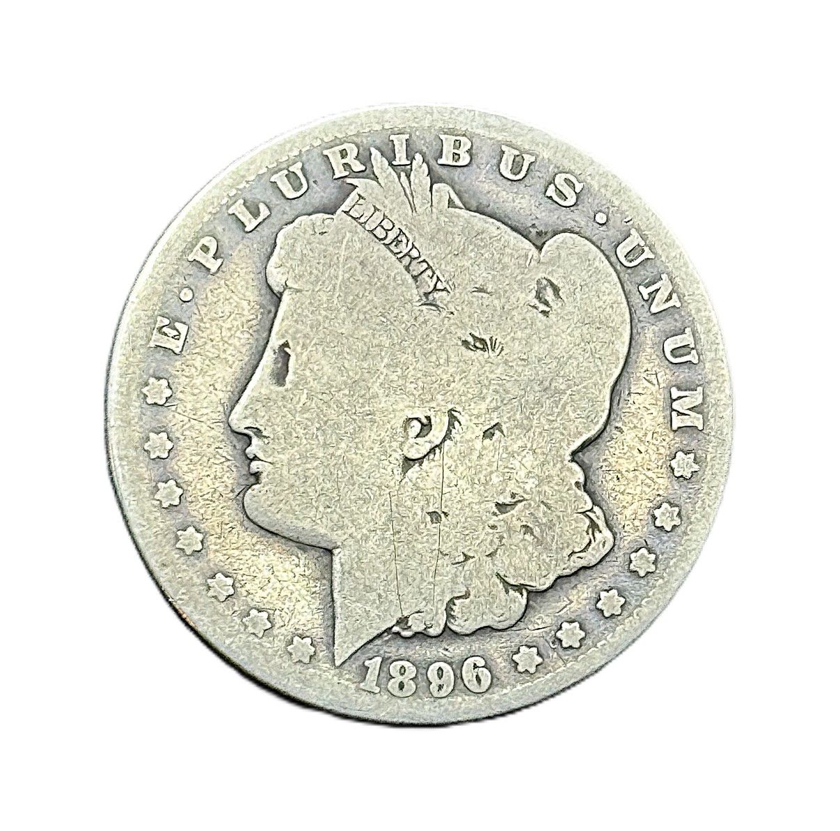 1896-O Morgan Silver Dollar