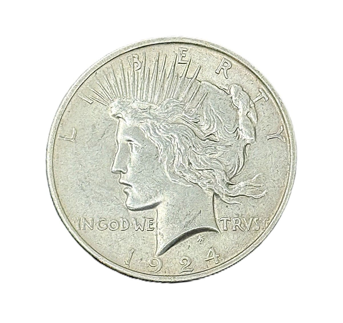 1924 Peace Silver Dollar 1924 Philadelphia Mint